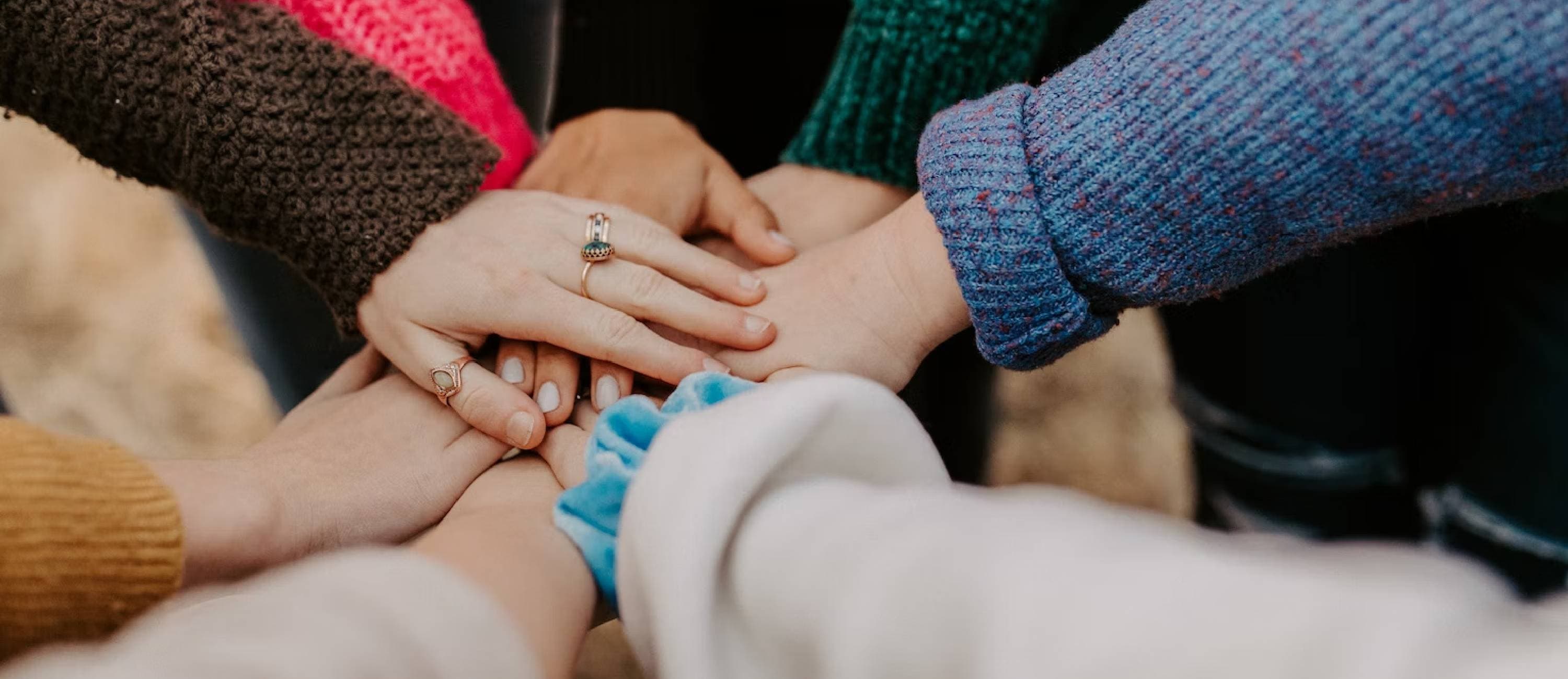 Hands forming circle